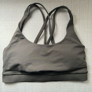 Lululemon Energy Bra Size 4 - Olive Green